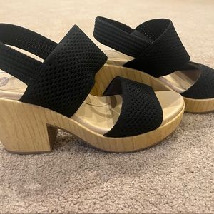 Dr Scholls Becca platform sandal size 8